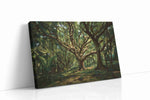 Whispering Canopy II nature canvas print, gallery-wrapped, ready to hang