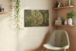 Whispering Canopy II – nature canvas wall art, gallery-wrapped, ready to hang