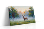 Whispering Forest Dawn nature canvas print, gallery-wrapped, ready to hang