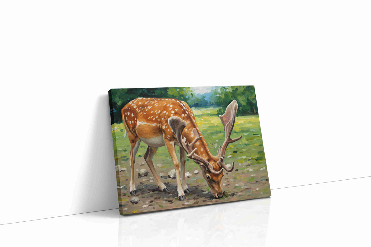Whispering Meadow Elegance animals canvas print, gallery-wrapped, ready to hang