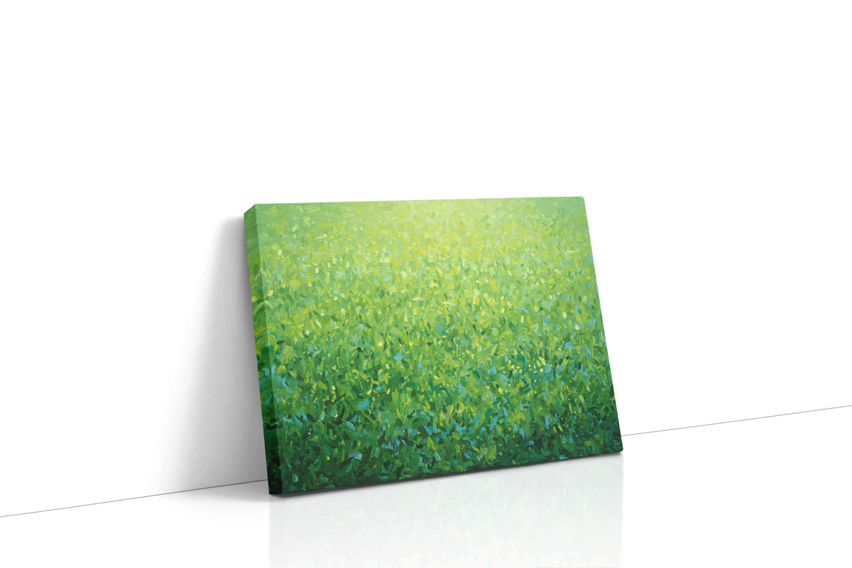 Whispering Meadow Radiance nature canvas print gallery-wrapped landscape canvas studio shot