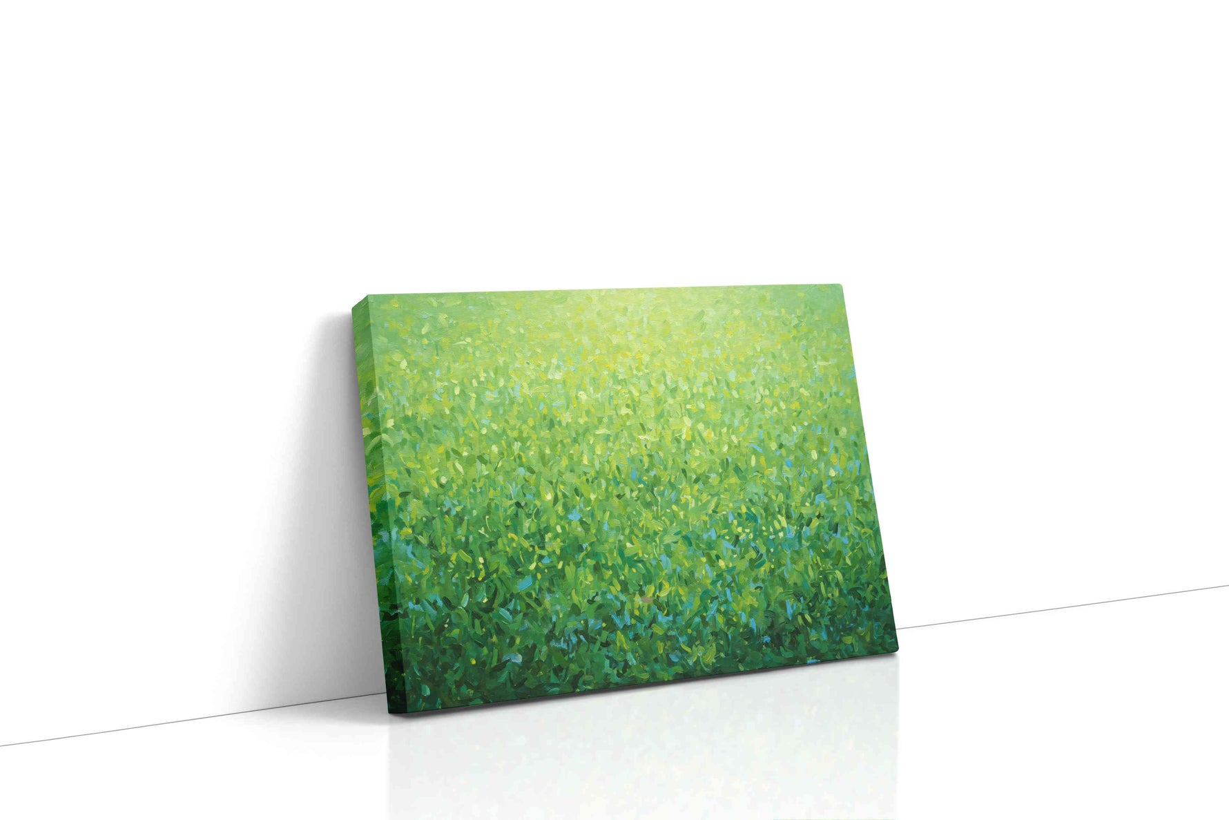 Whispering Meadow Radiance nature canvas print gallery-wrapped landscape canvas studio shot