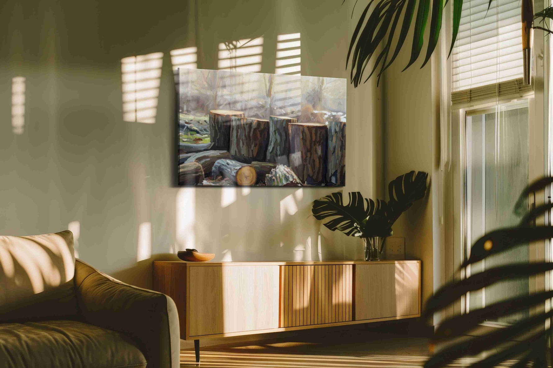 Whispering Woods Awakening – landscape canvas wall art, gallery-wrapped, ready to hang