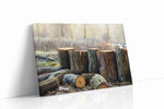 Whispering Woods Awakening landscape canvas print, gallery-wrapped, ready to hang
