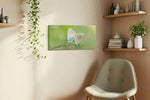 Whispers of Delicate Wings nature canvas print, displayed in a living room