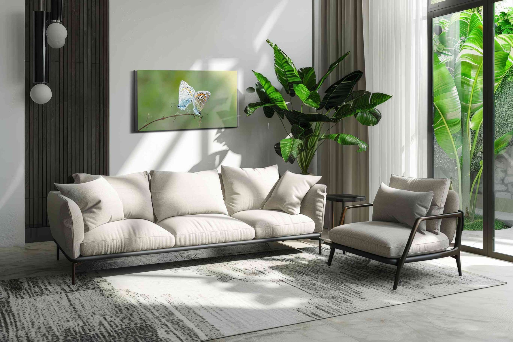 Whispers of Delicate Wings nature canvas print, on wall, lifestyle preview
