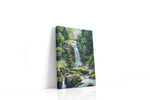 Whispers of Serene Falls landscape canvas print gallery-wrapped portrait canvas studio shot