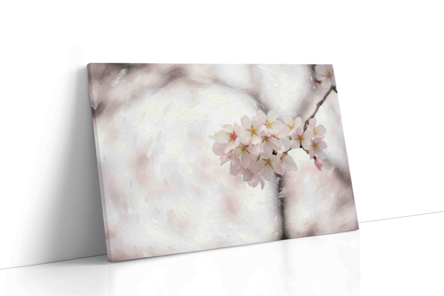 Whispers of Spring Bloom floral canvas print, gallery-wrapped, ready to hang
