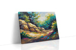 Whispers of Sunlit Glade landscape canvas print gallery-wrapped landscape canvas studio shot