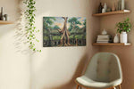 Whispers of the Ancient Grove landscape canvas print, hanging on wall