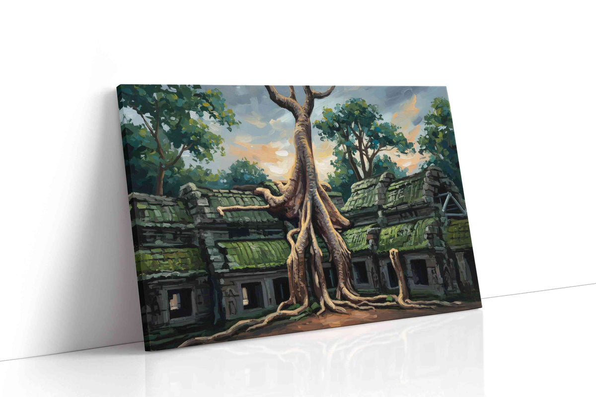 Whispers of the Ancient Grove landscape canvas print, gallery-wrapped, ready to hang