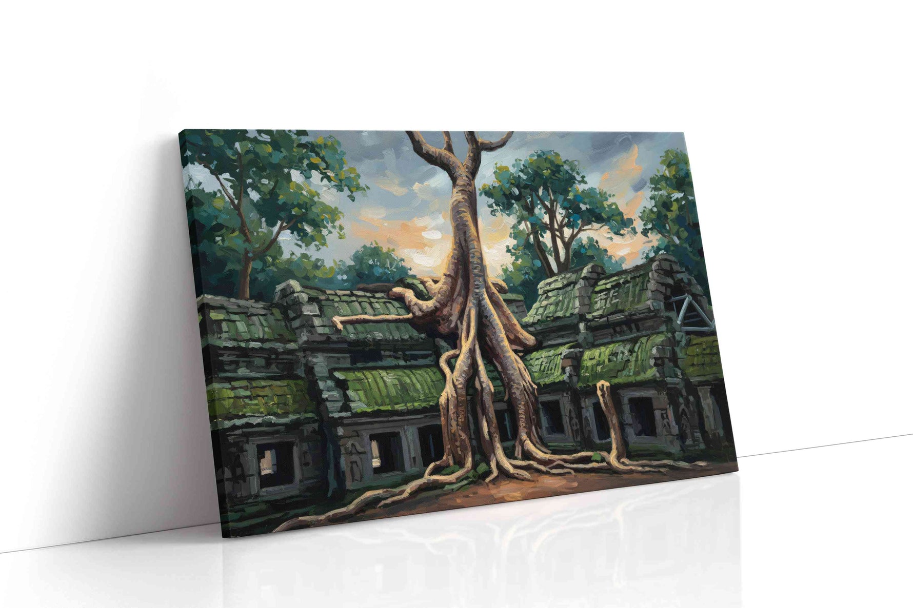 Whispers of the Ancient Grove landscape canvas print, gallery-wrapped, ready to hang