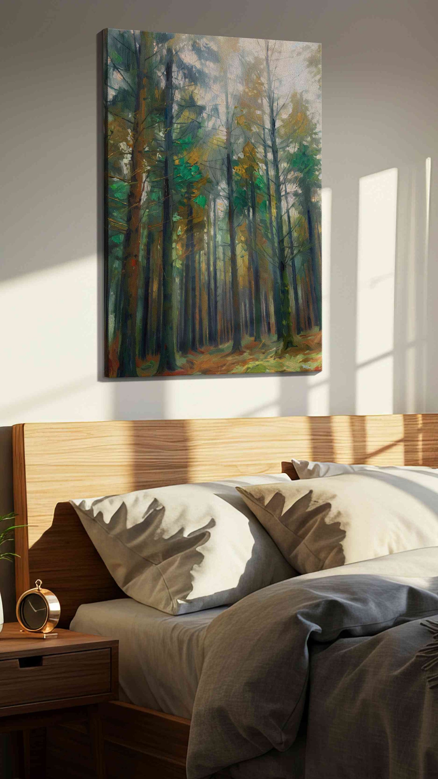 Whispers of the Enchanted Forest – landscape canvas wall art, gallery-wrapped, ready to hang