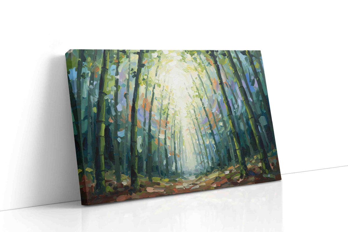 Whispers of the Enchanted Grove II nature canvas print, gallery-wrapped, ready to hang