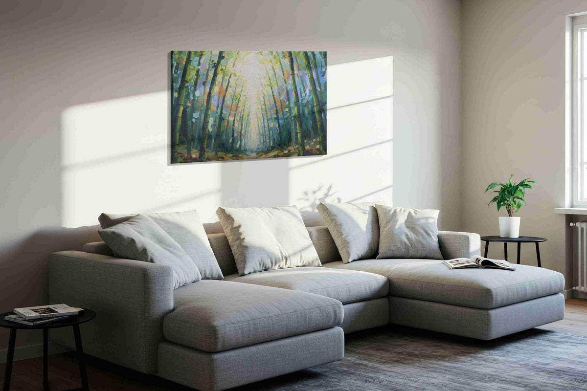 Whispers of the Enchanted Grove II nature canvas print, gallery-wrapped, ready to hang — view 3