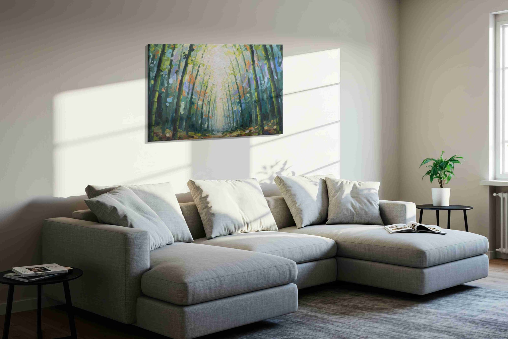 Whispers of the Enchanted Grove II nature canvas print, gallery-wrapped, ready to hang — view 3