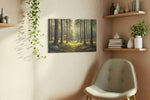 Whispers of the Enchanted Woods landscape canvas print, hanging on wall