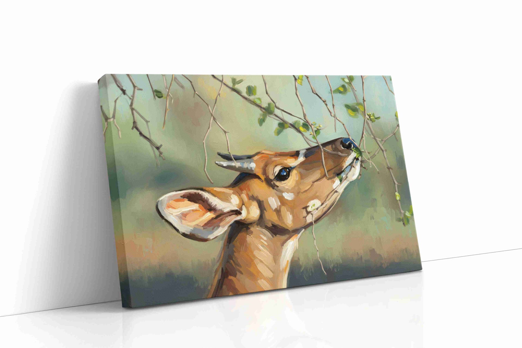 Whispers of the Forest animals canvas print, gallery-wrapped, ready to hang