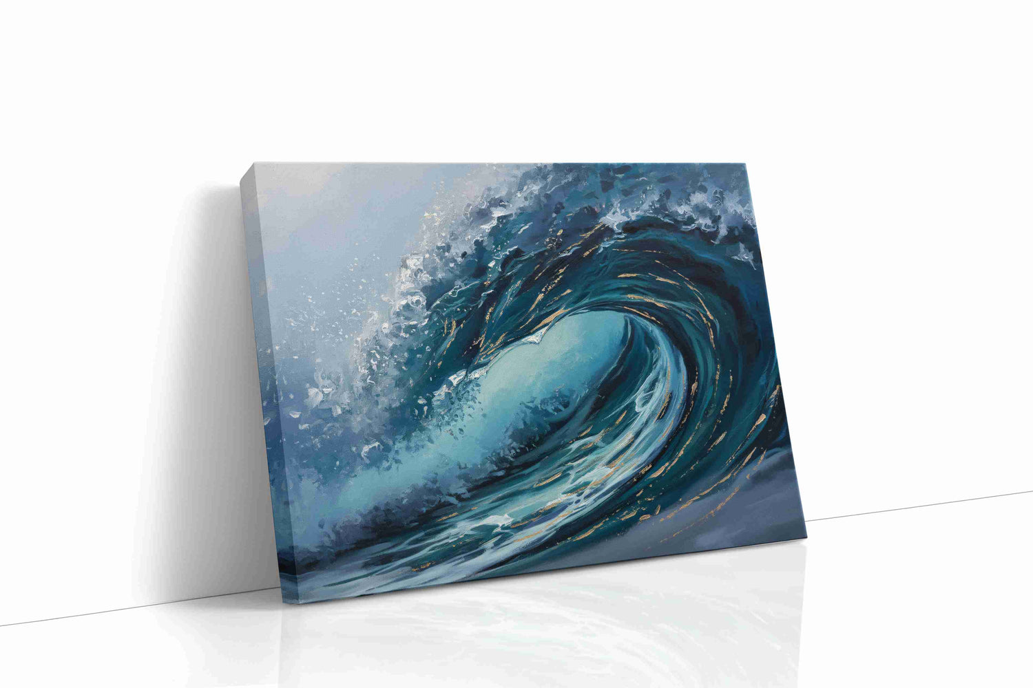 Eternal Ocean Surge ocean canvas print, gallery-wrapped, ready to hang
