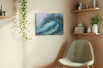 Eternal Ocean Surge ocean canvas print in a living room scene