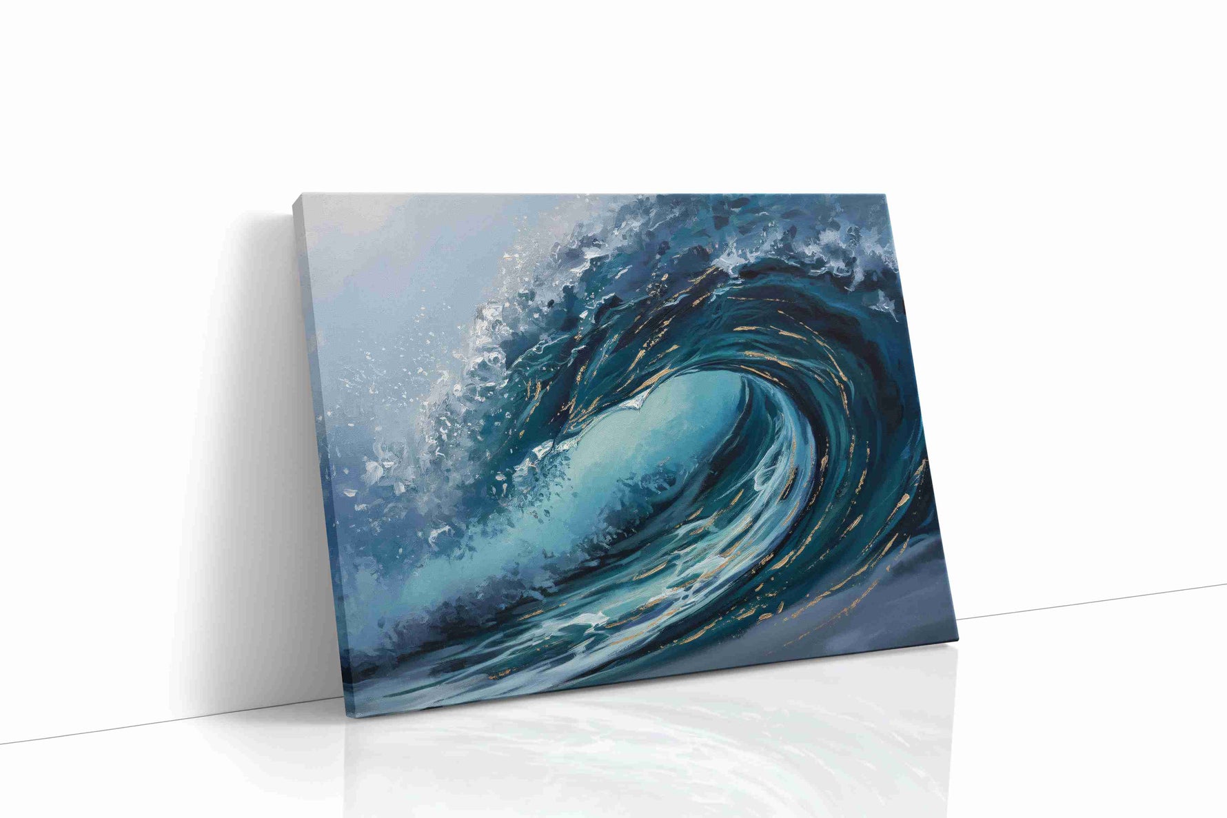 Eternal Ocean Surge ocean canvas print gallery-wrapped landscape canvas studio shot