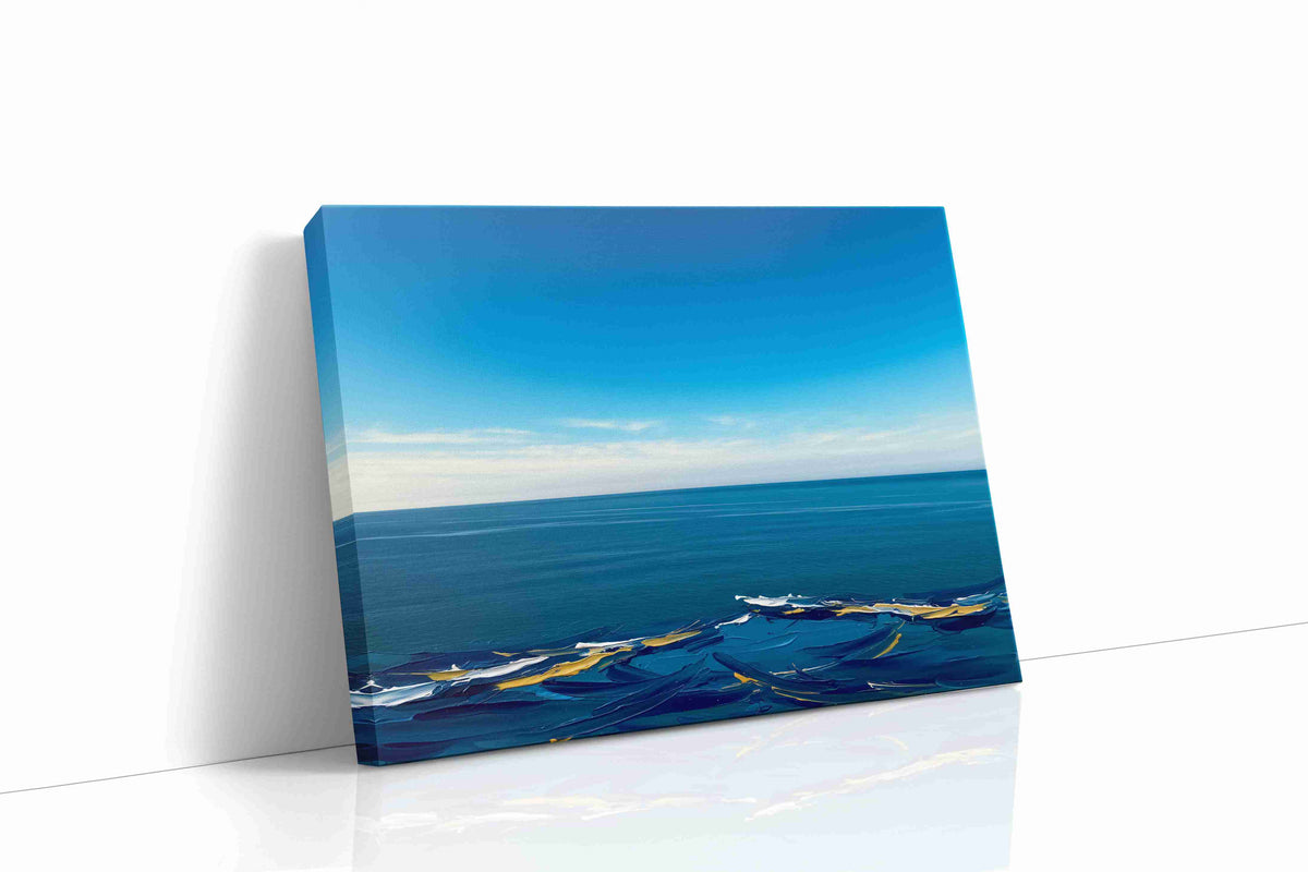 Eternal Ocean Symphony ocean canvas print, gallery-wrapped, ready to hang