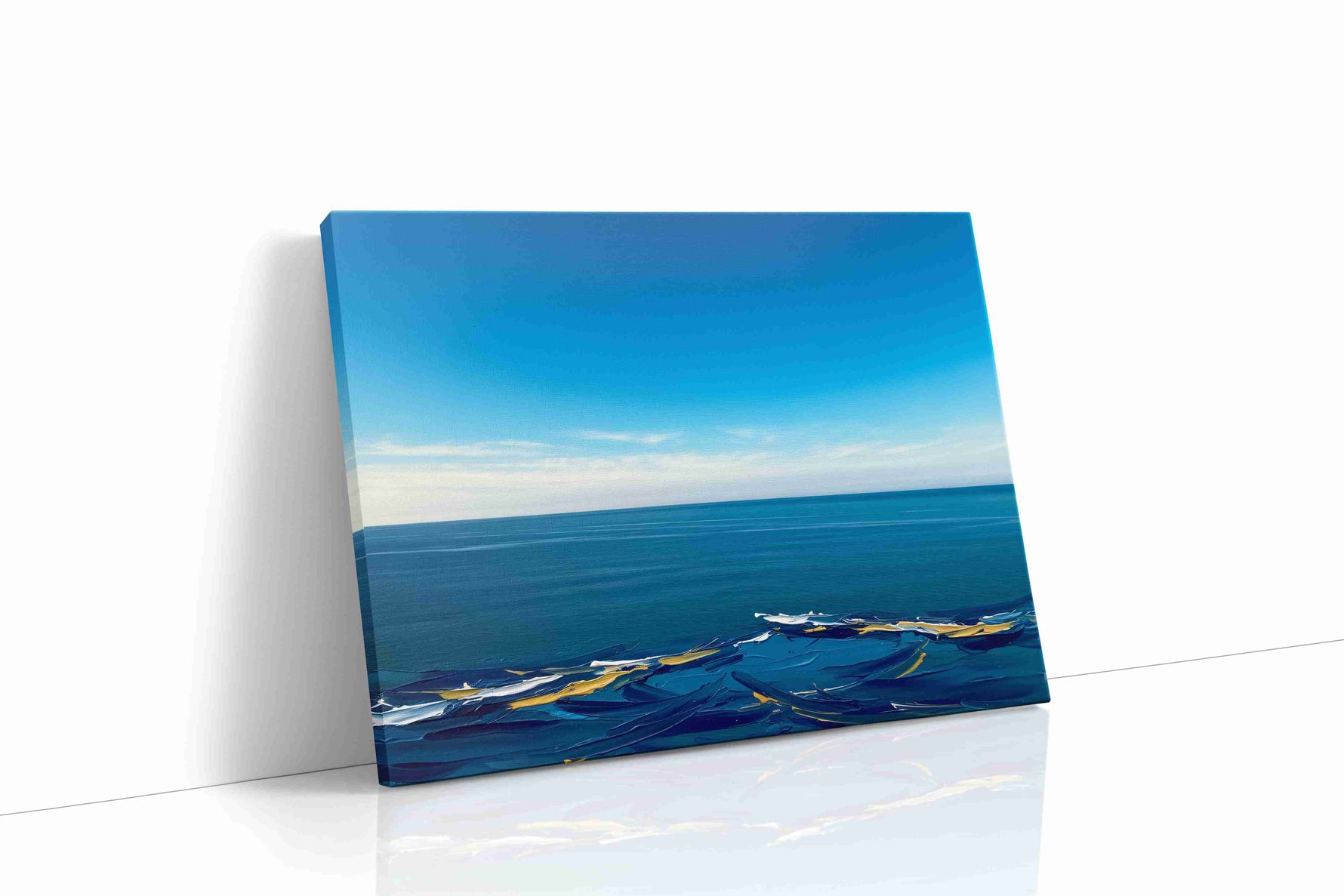 Eternal Ocean Symphony ocean canvas print gallery-wrapped landscape canvas studio shot