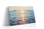 Luminous Ocean Serenade beach canvas print gallery-wrapped landscape canvas studio shot