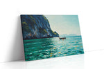 Tranquil Waterscape Serenity beach canvas print gallery-wrapped landscape canvas studio shot