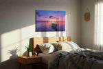 Twilight Serenity – beach canvas wall art, gallery-wrapped, ready to hang