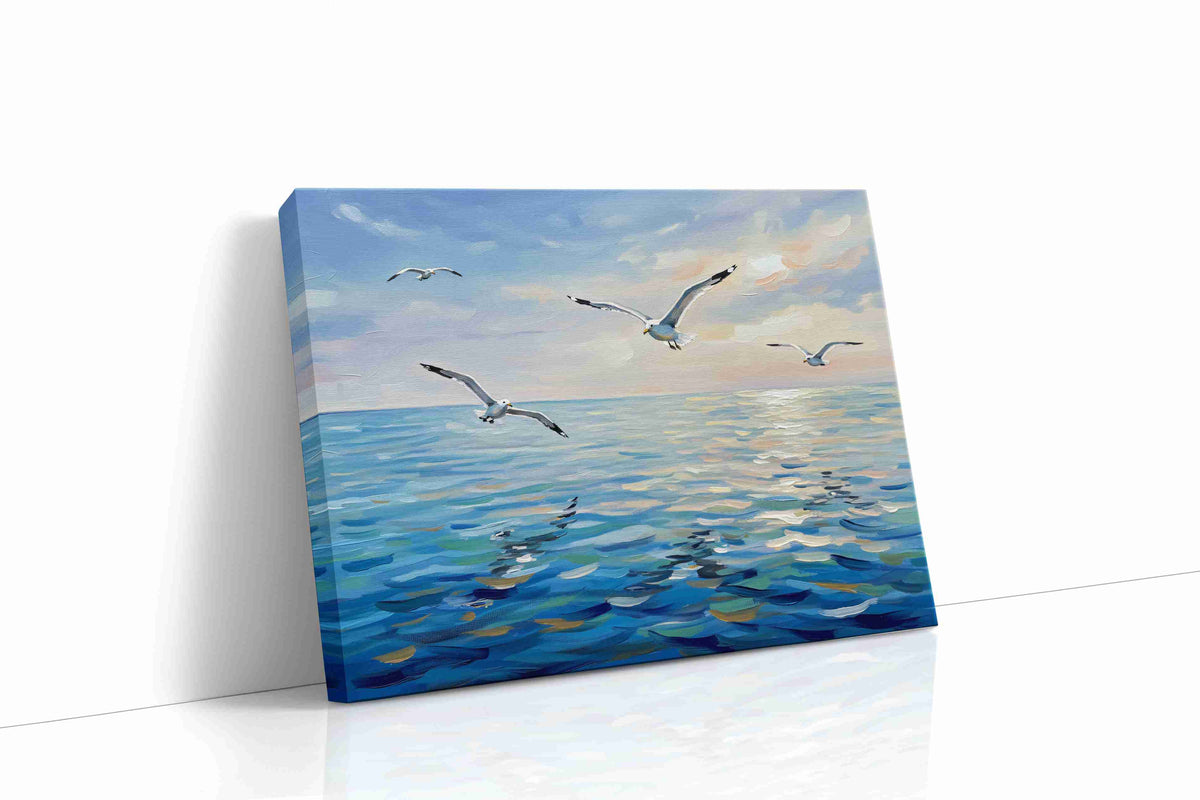 Whispers of the Sea Breeze ocean canvas print gallery-wrapped landscape canvas studio shot