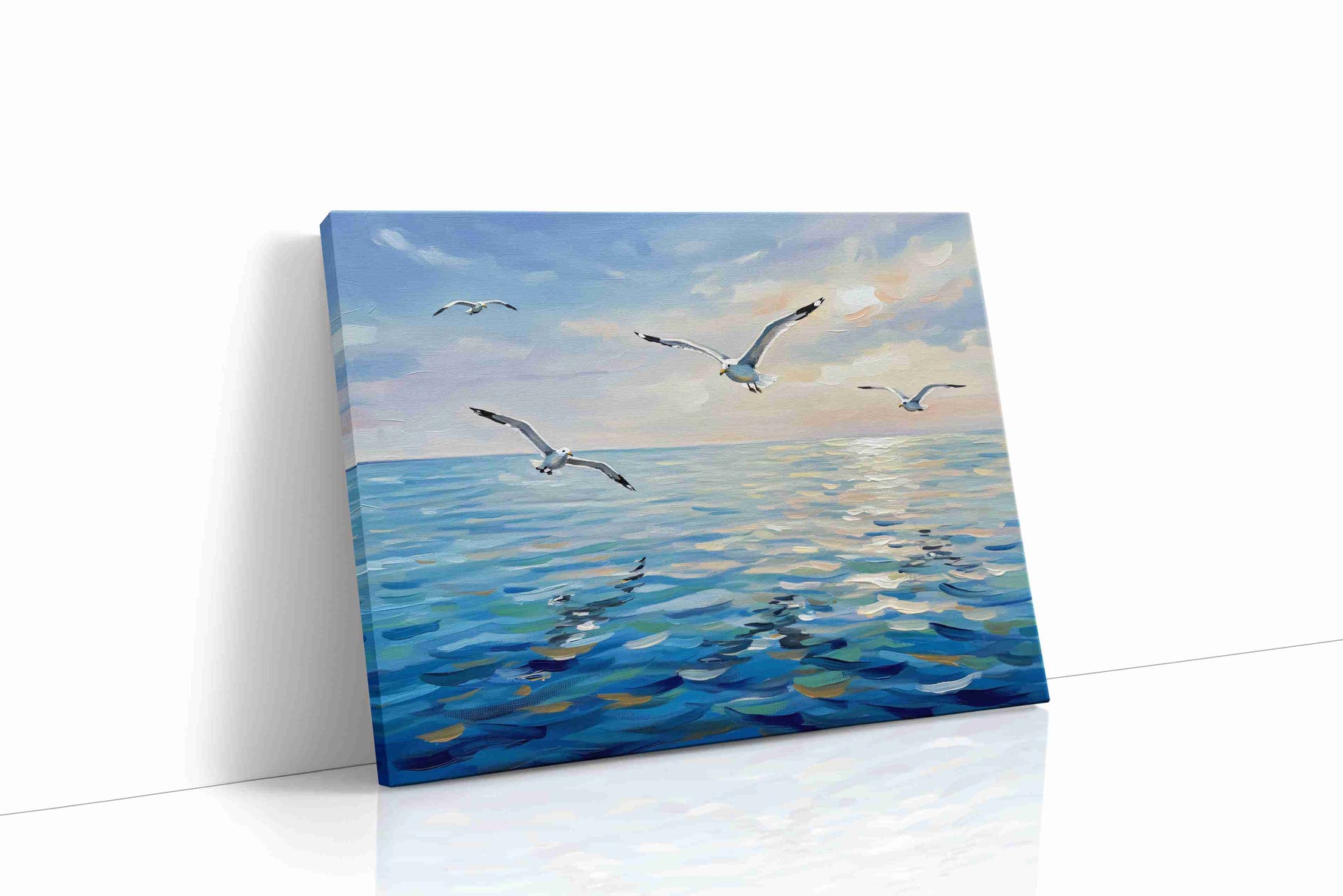 Whispers of the Sea Breeze ocean canvas print, gallery-wrapped, ready to hang