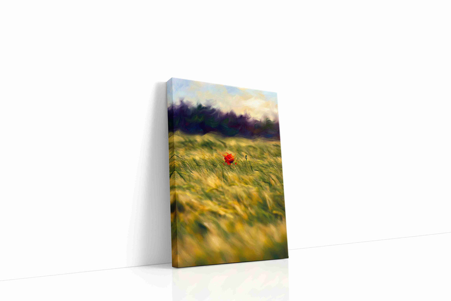Whispering Meadow Dreams landscape canvas print, gallery-wrapped, ready to hang