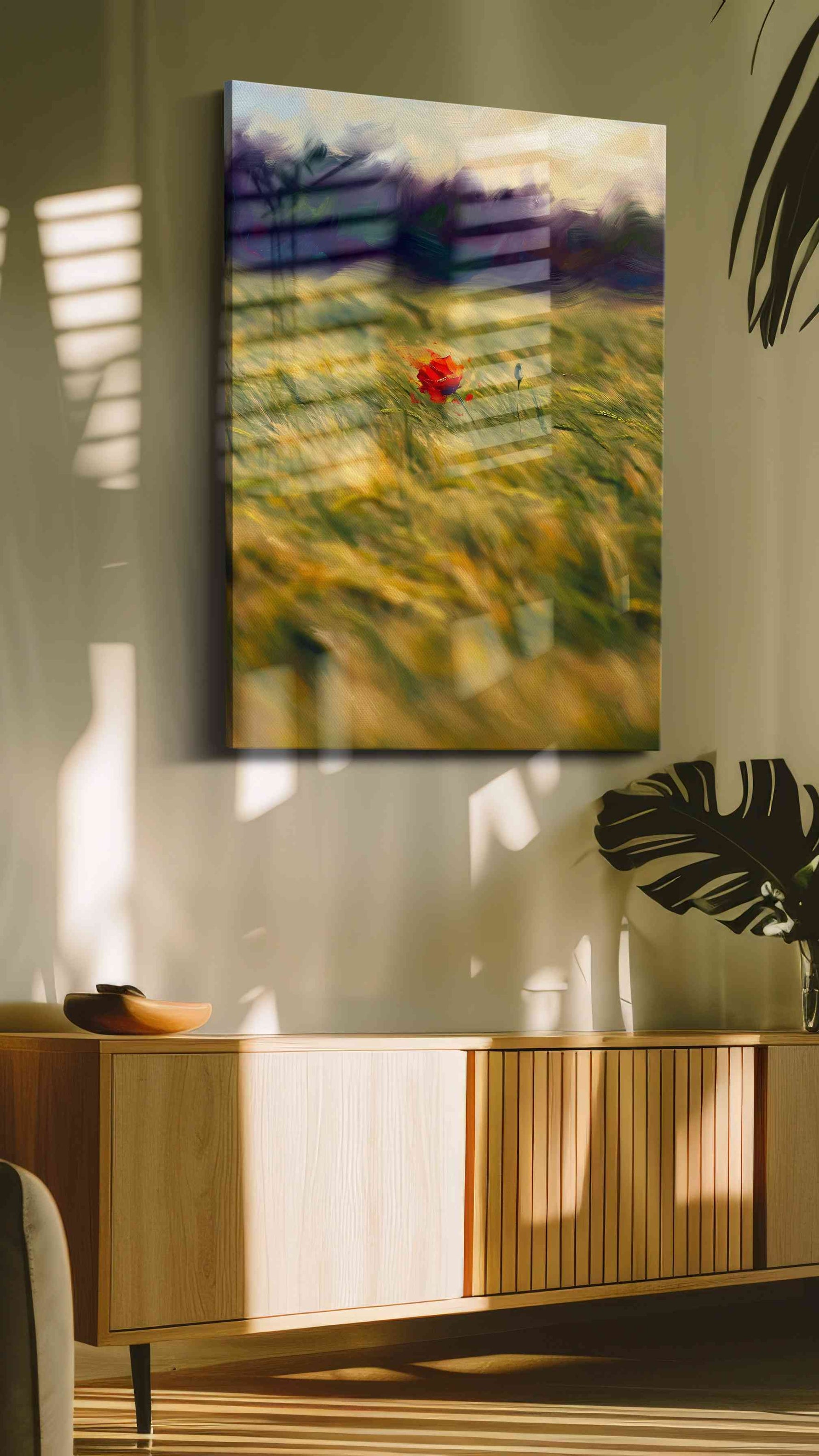 Whispering Meadow Dreams – landscape canvas wall art, gallery-wrapped, ready to hang