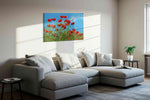 Whispers of the Poppy Meadow – poppies canvas wall art, gallery-wrapped, ready to hang
