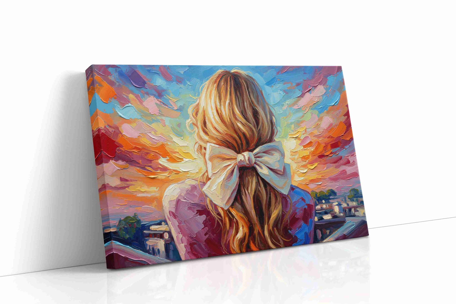 Sunset Reverie romance canvas print gallery-wrapped landscape canvas studio shot