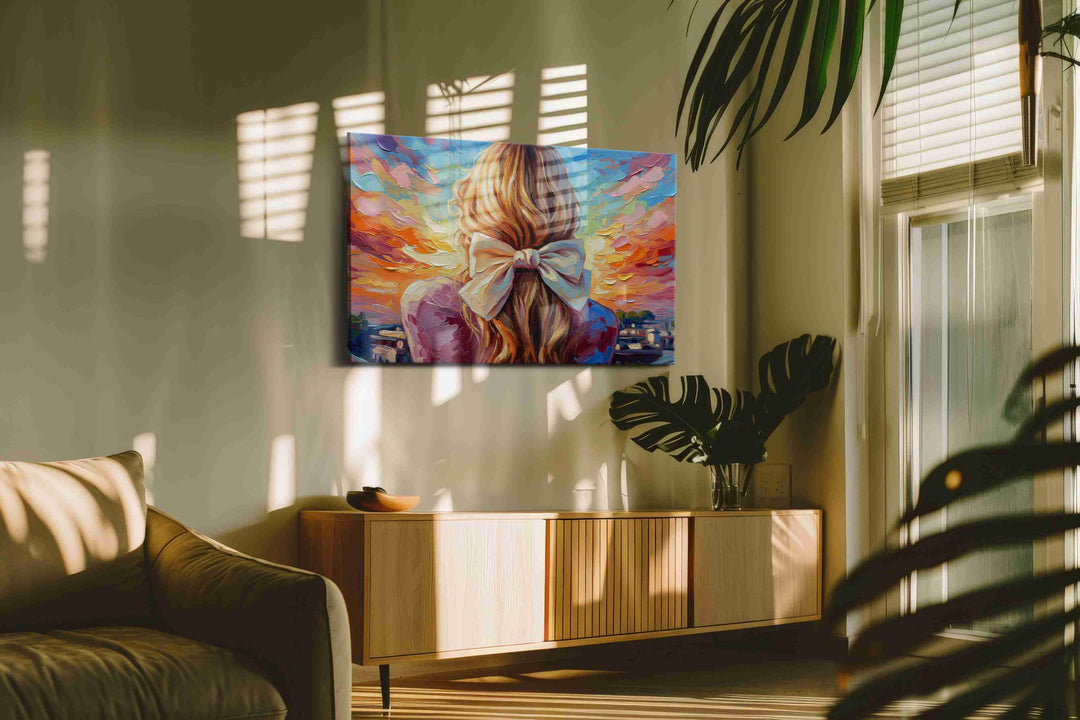 Sunset Reverie – romance canvas wall art, gallery-wrapped, ready to hang
