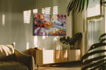 Eternal Blossoms of Love romance canvas print, on wall, lifestyle preview