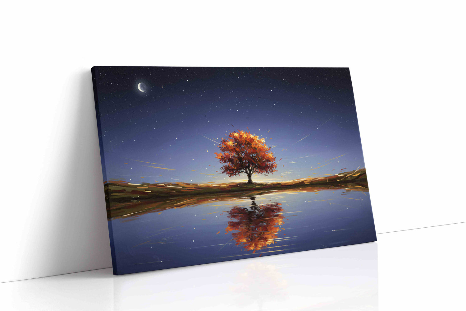 Starlit Reflection (Landscape)