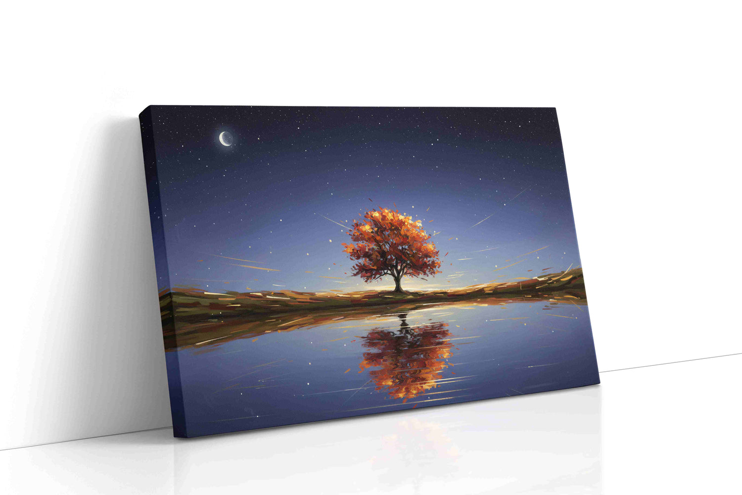 Starlit Reflection (Landscape)