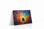 Eternal Twilight of Love romance canvas print gallery-wrapped landscape canvas studio shot