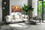 Guided by the Sunset romance canvas print, on wall, lifestyle preview