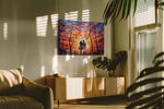 Whimsical Heartbeat romance canvas print, on wall, lifestyle preview