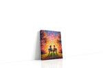 Whispers of Sunset Romance romance canvas print gallery-wrapped portrait canvas studio shot