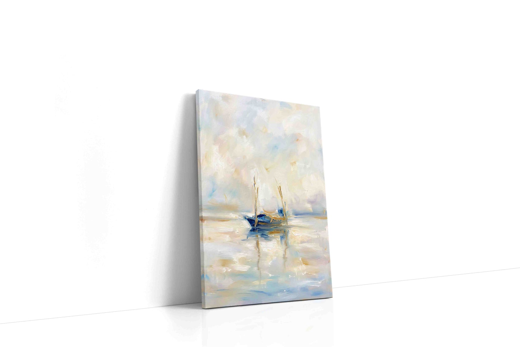 Sailing Through Serenity landscape canvas print, gallery-wrapped, ready to hang