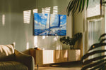 Sailing Under the Sunlit Sky – sailing canvas wall art, gallery-wrapped, ready to hang