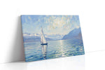 Sailing into the Sunlit Horizon sailing canvas print gallery-wrapped landscape canvas studio shot