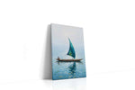 Serenity on the Open Sea sailing canvas print gallery-wrapped portrait canvas studio shot