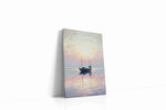 Silent Reflections at Dawn sailing canvas print, gallery-wrapped, ready to hang