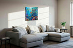 Aquatic Symphony of Color – sealife canvas wall art, gallery-wrapped, ready to hang